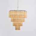 Aurora Lustre Cascade Superposé Verre Élégant Vintage - Neutralighting