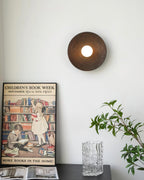 Serena Applique Murale Bois Rond Minimaliste - Neutralighting