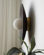 Serena Applique Murale Bois Rond Minimaliste - Neutralighting