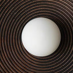 Serena Applique Murale Bois Rond Minimaliste - Neutralighting