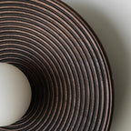 Serena Applique Murale Bois Rond Minimaliste - Neutralighting