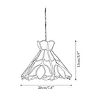 Rose Suspension Verre - Neutralighting
