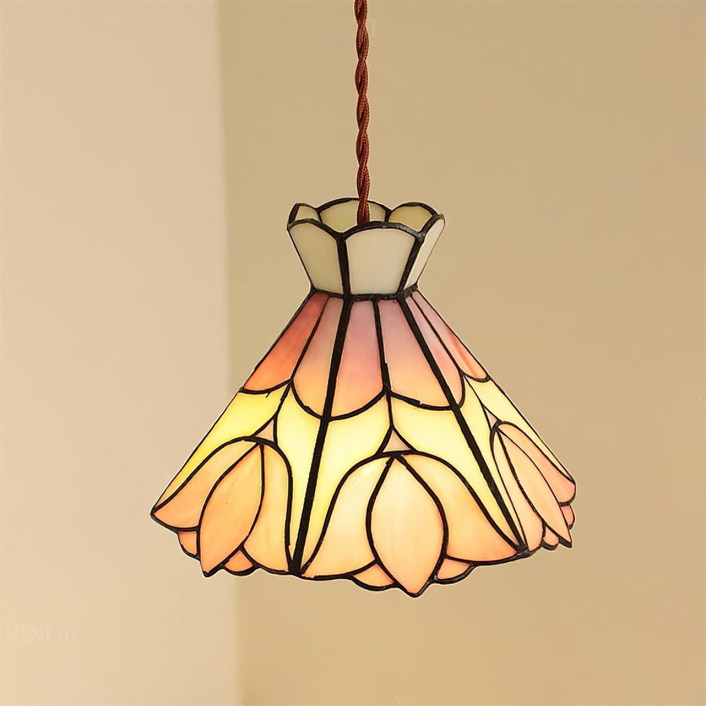Rose Suspension Verre - Neutralighting