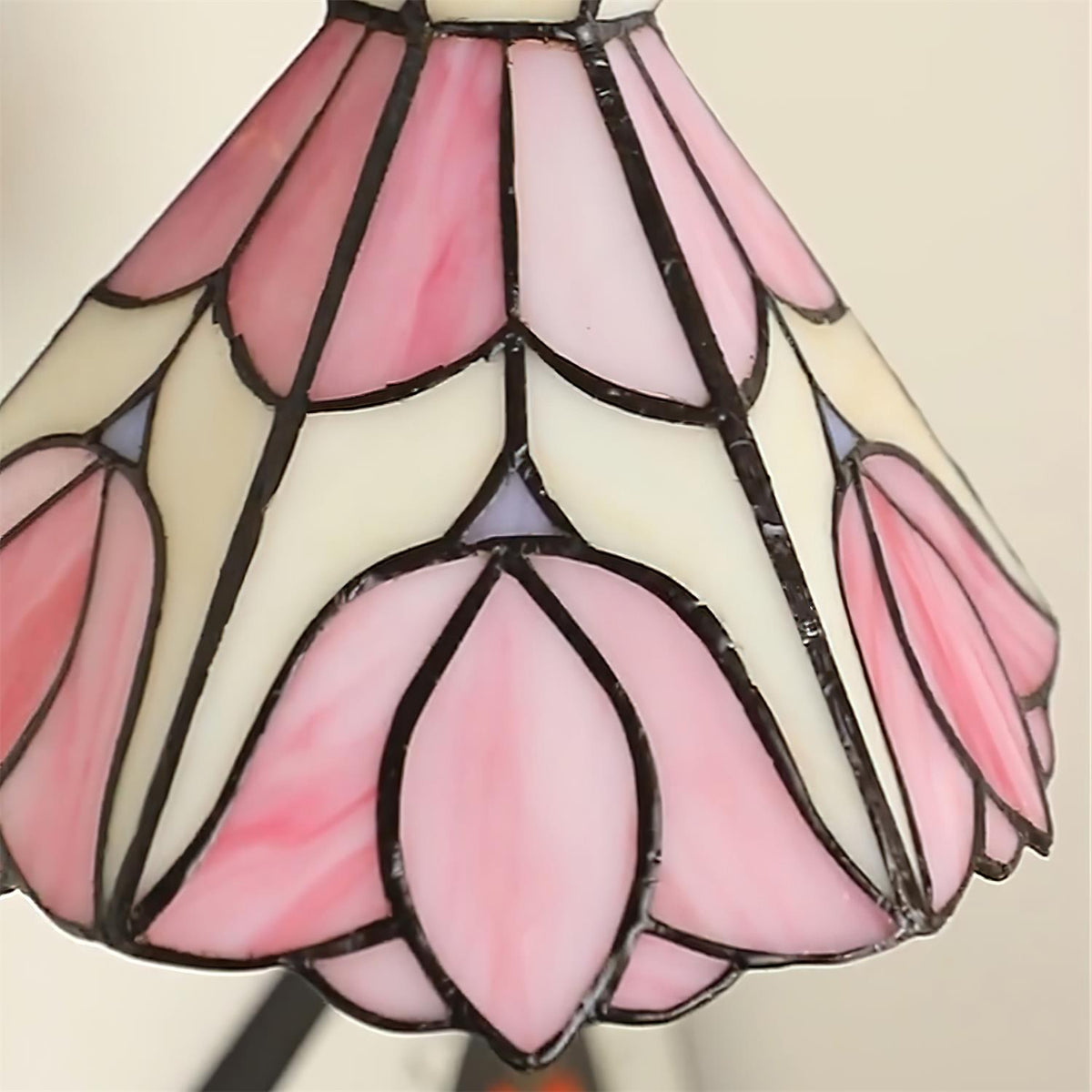 Velvet Applique Murale Vintage Abat-jour Verre Rose - Neutralighting