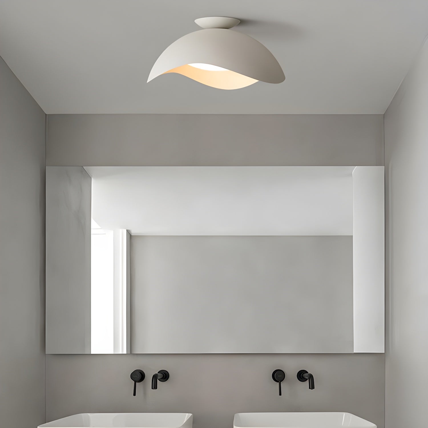 Myox Plafonnier Design Bol Ondulé - Neutralighting