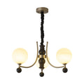 Serenus Lustre Traditionnel Sphérique en Bois - Neutralighting
