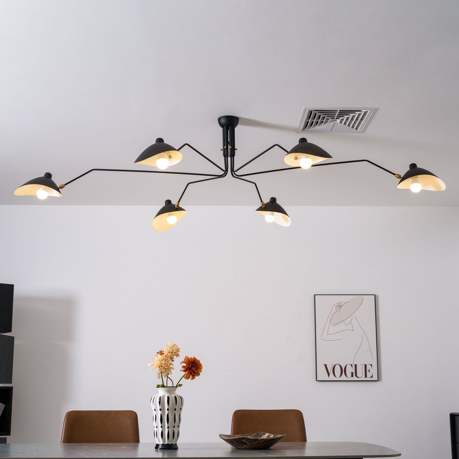 Lustra Plafonnier Trois Bras Minimaliste - Neutralighting