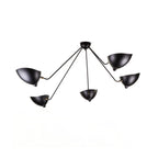 Solara Plafonnier Trois Bras Noir Sculptural - Neutralighting