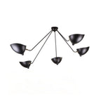 Solara Plafonnier Trois Bras Noir Sculptural - Neutralighting