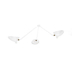 Solara Plafonnier Trois Bras Noir Sculptural - Neutralighting