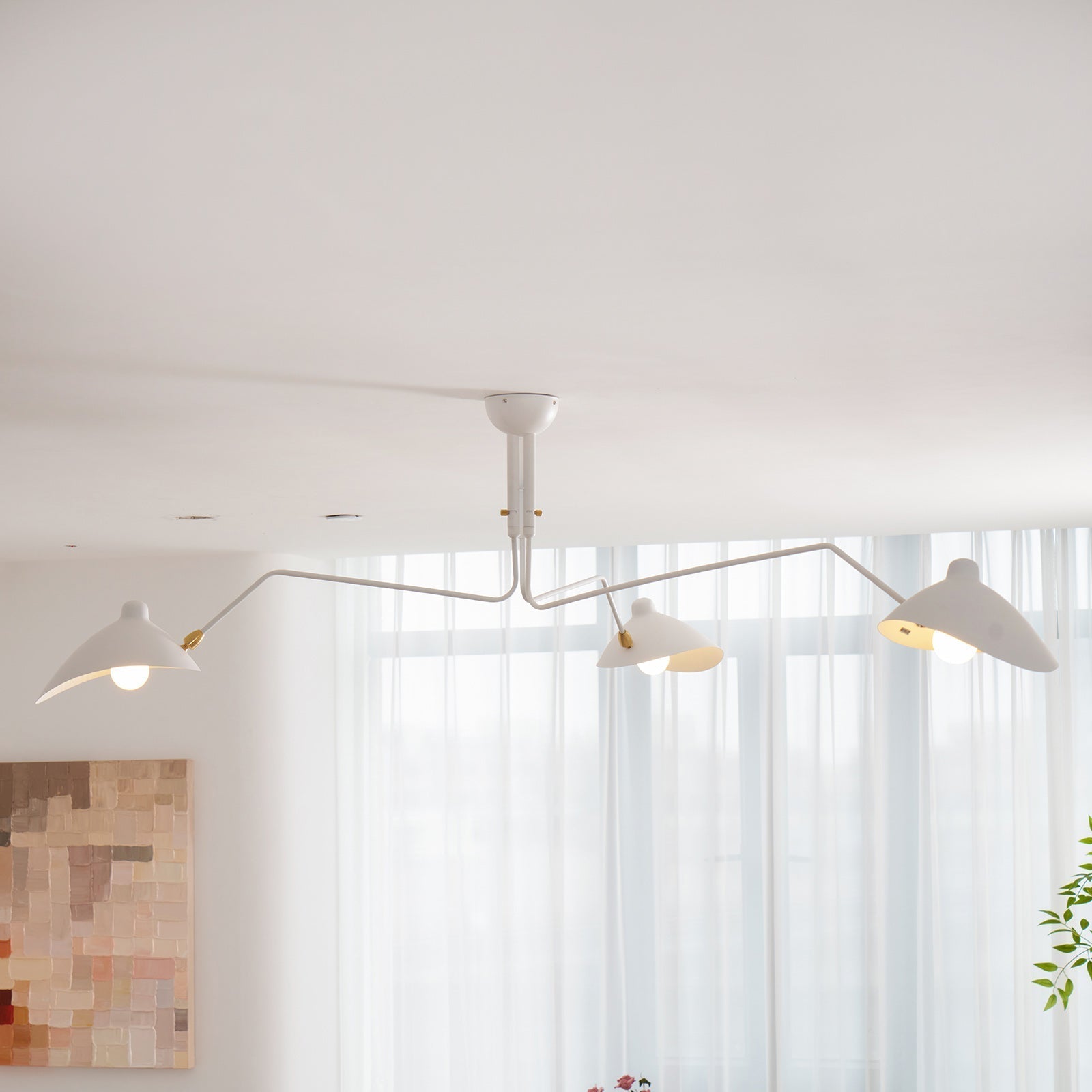 Lustra Plafonnier Trois Bras Minimaliste - Neutralighting