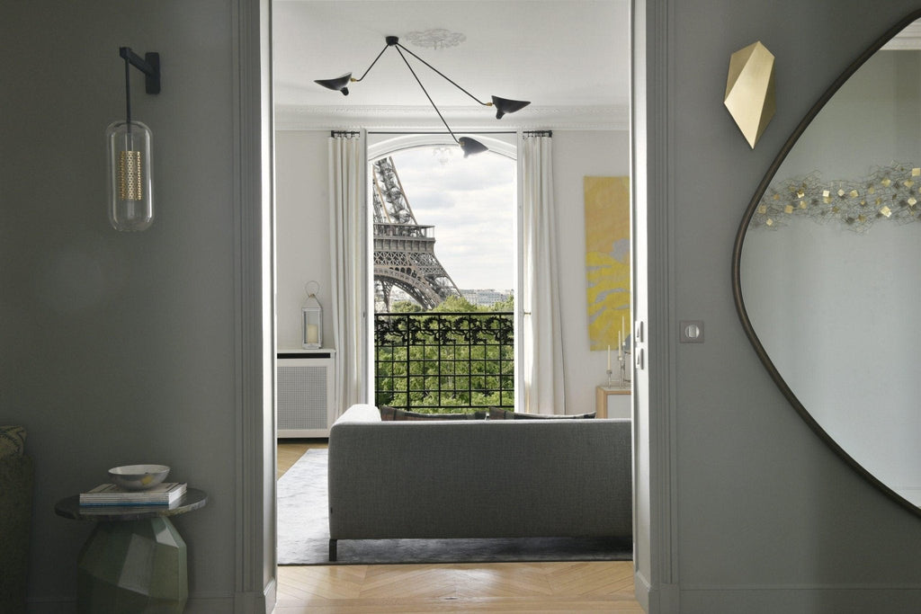 Solara Plafonnier Trois Bras Noir Sculptural - Neutralighting
