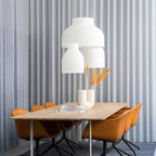 Lumina Lampe Pendante en Soie Canellée - Neutralighting