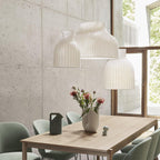 Lumina Lampe Pendante en Soie Canellée - Neutralighting