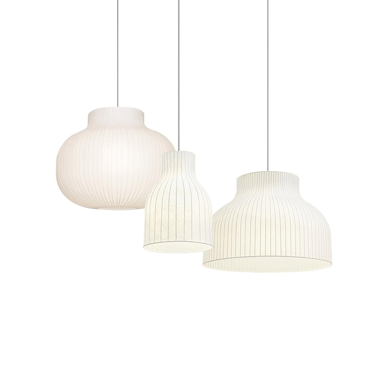 Lumina Lampe Pendante en Soie Canellée - Neutralighting