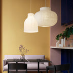 Lumina Lampe Pendante en Soie Canellée - Neutralighting