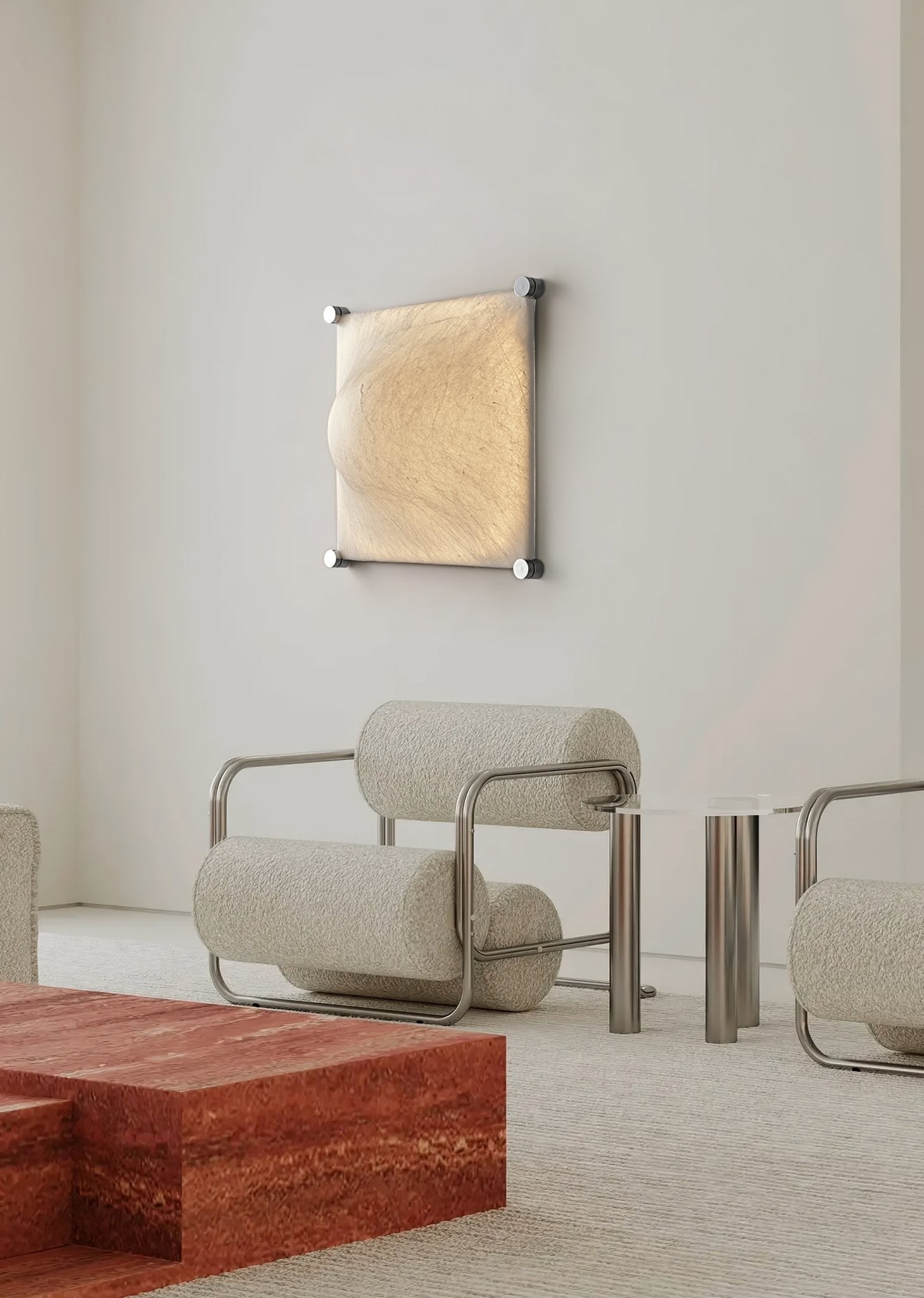 Panel Applique Murale Rustique en Soie - Neutralighting