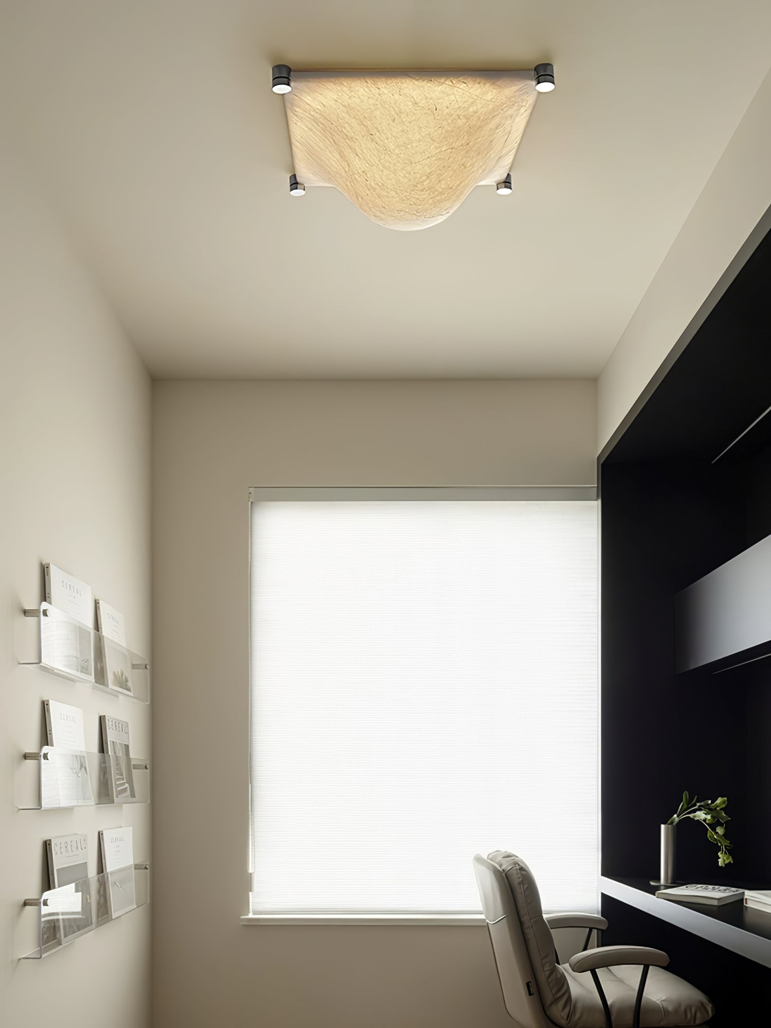 Panel Applique Murale Rustique en Soie - Neutralighting