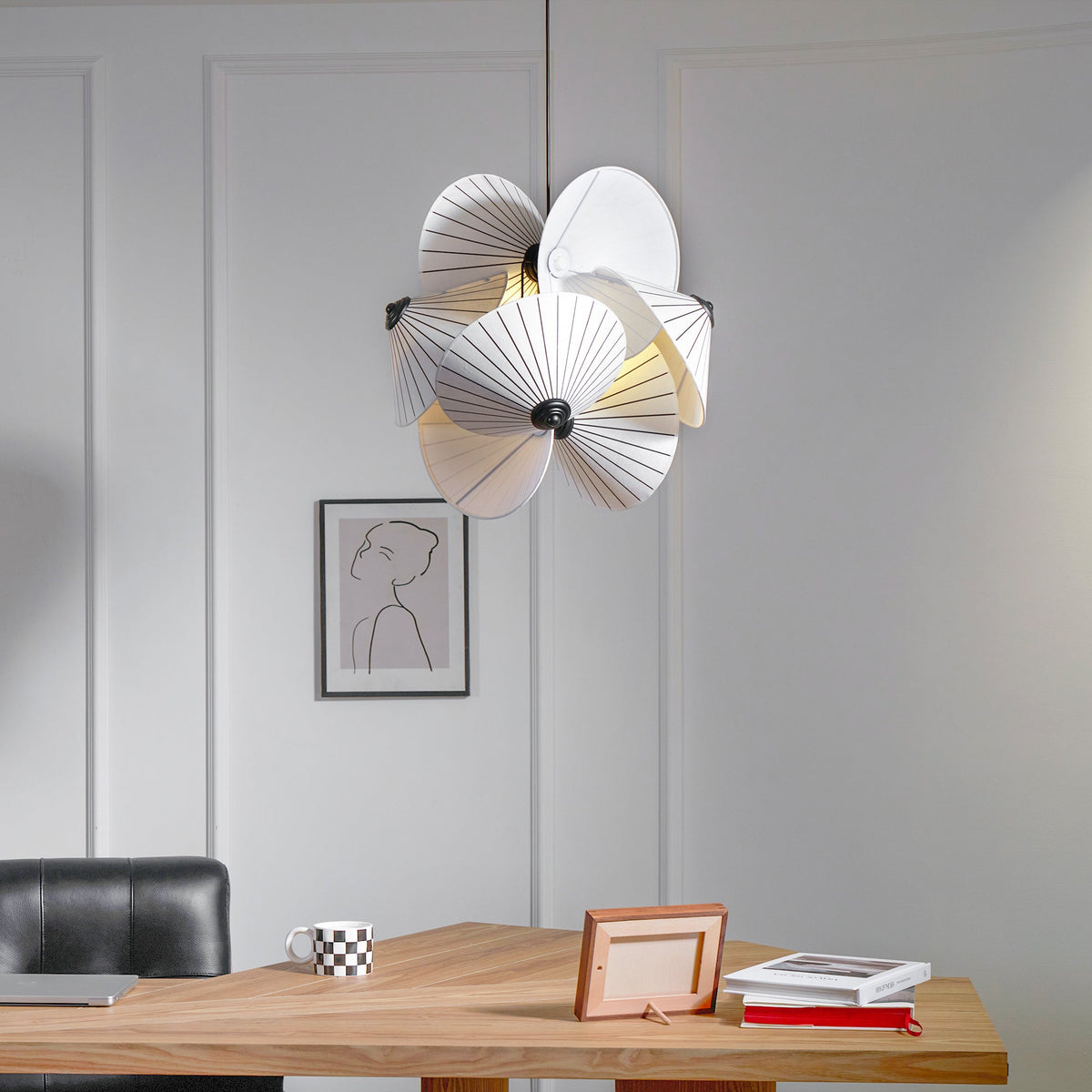 Zerinarae Suspension en Métal et Tissu, Créativité Individuelle - Neutralighting
