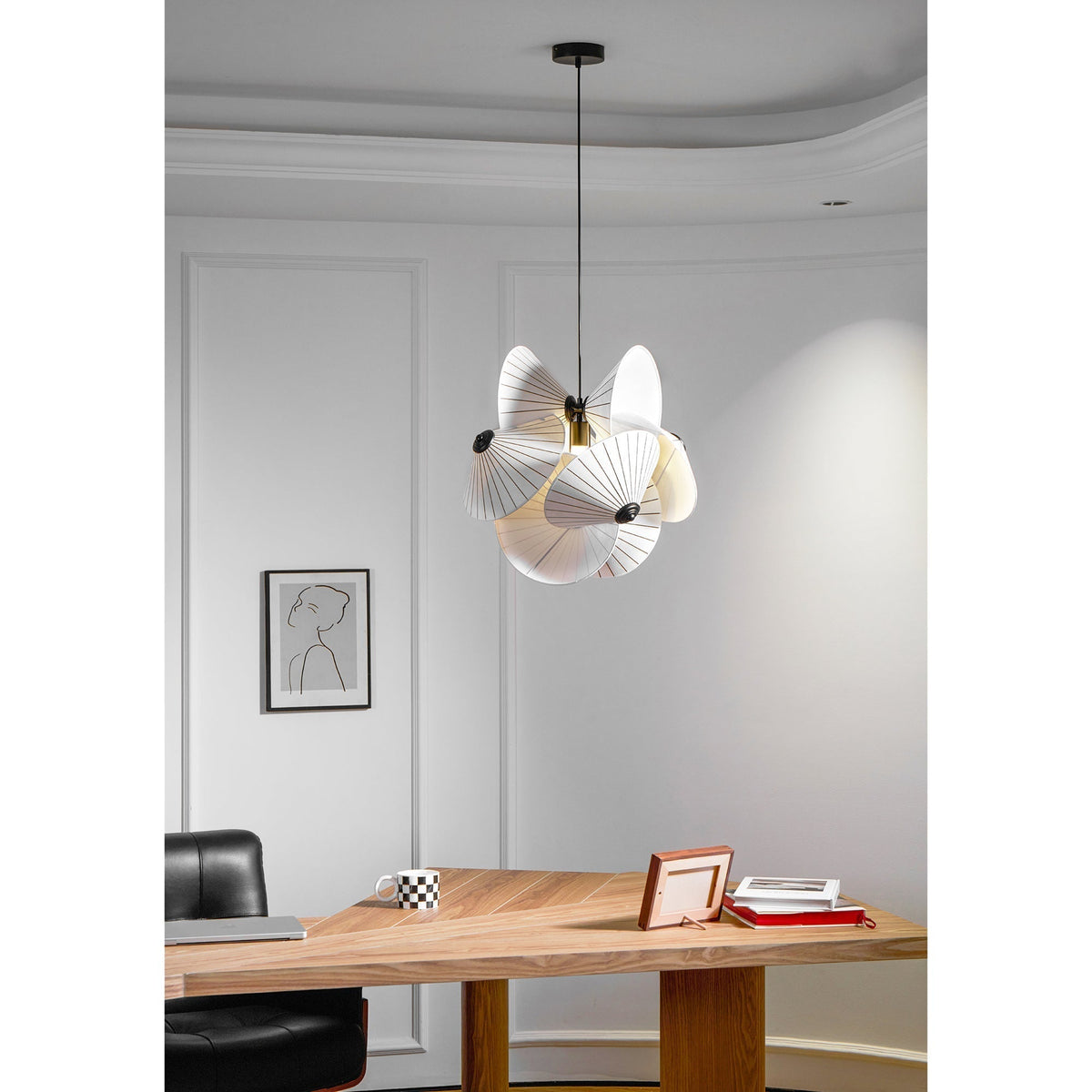 Zerinarae Suspension en Métal et Tissu, Créativité Individuelle - Neutralighting