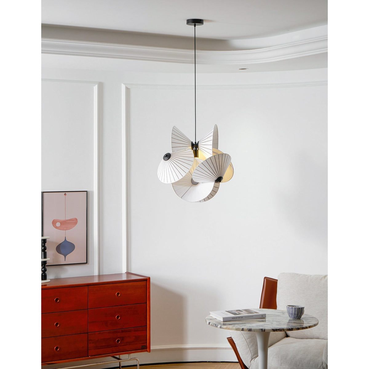Zerinarae Suspension en Métal et Tissu, Créativité Individuelle - Neutralighting