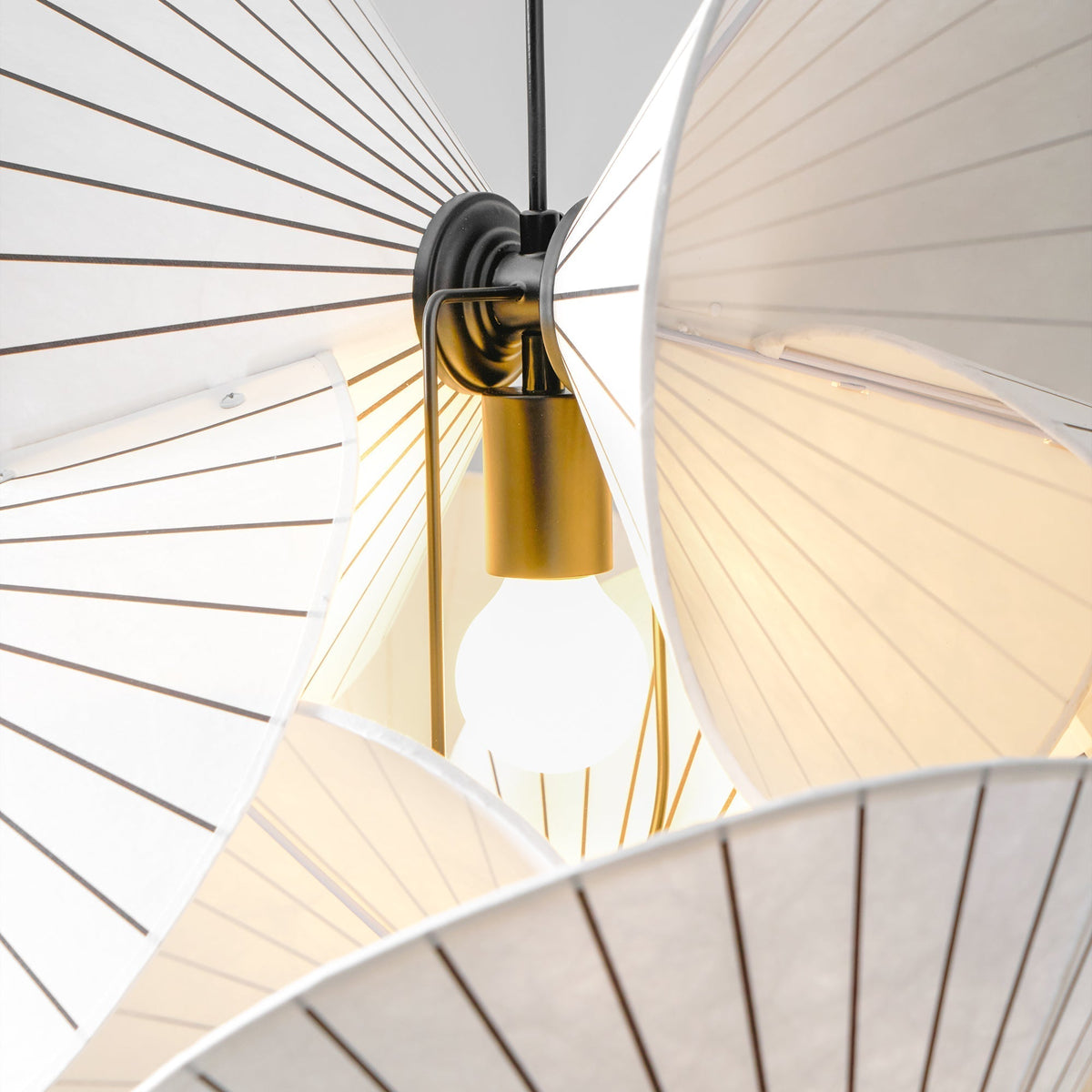 Zerinarae Suspension en Métal et Tissu, Créativité Individuelle - Neutralighting