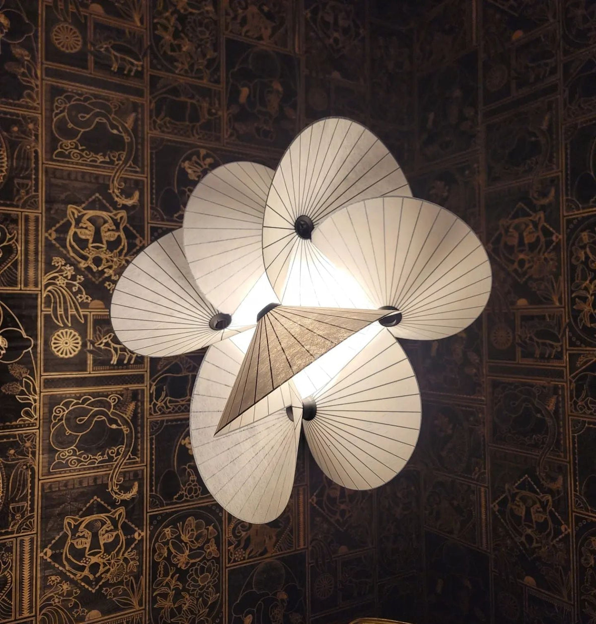 Zerinarae Suspension en Métal et Tissu, Créativité Individuelle - Neutralighting