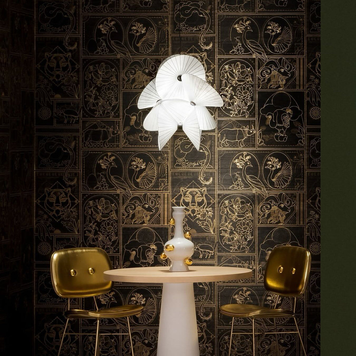 Zerinarae Suspension en Métal et Tissu, Créativité Individuelle - Neutralighting