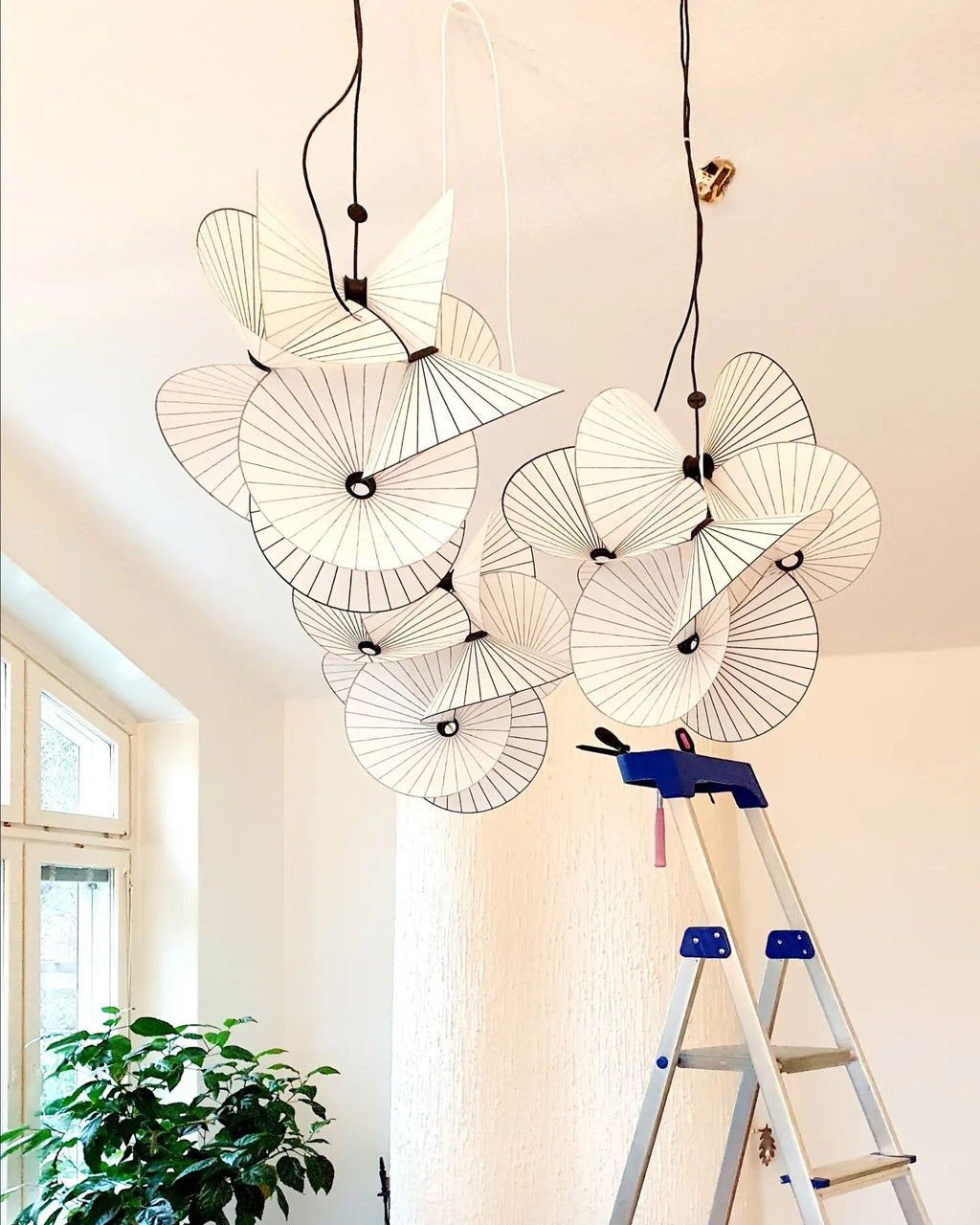 Zerinarae Suspension en Métal et Tissu, Créativité Individuelle - Neutralighting