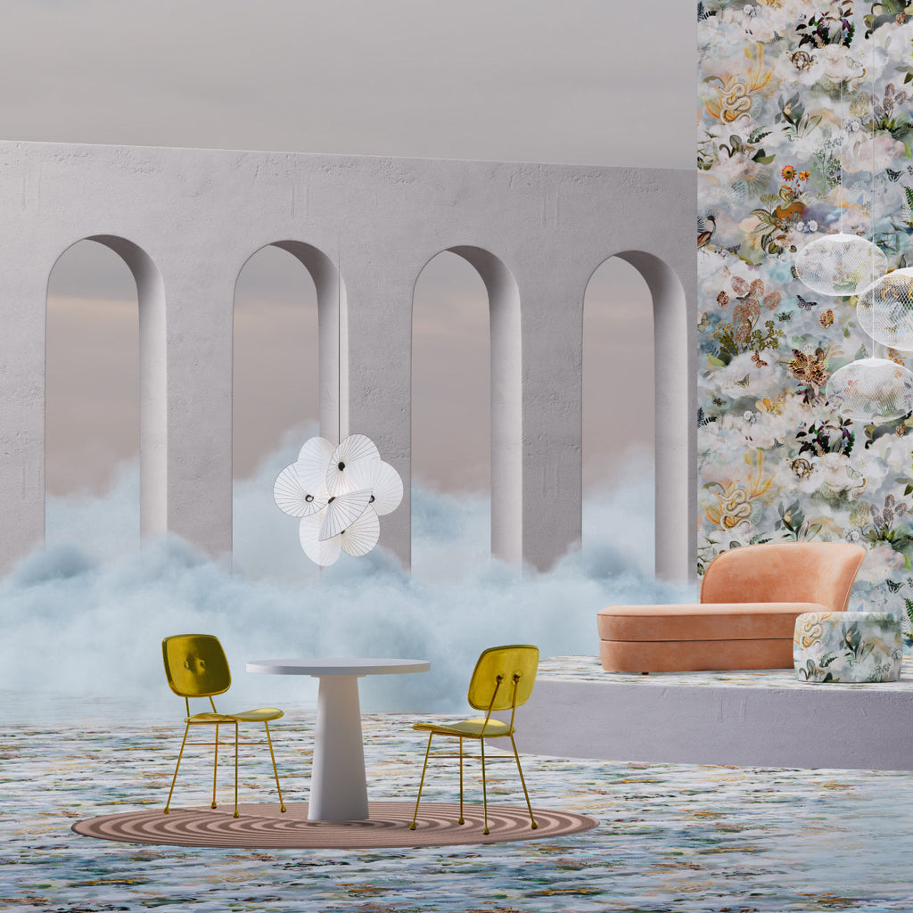 Zerinarae Suspension en Métal et Tissu, Créativité Individuelle - Neutralighting