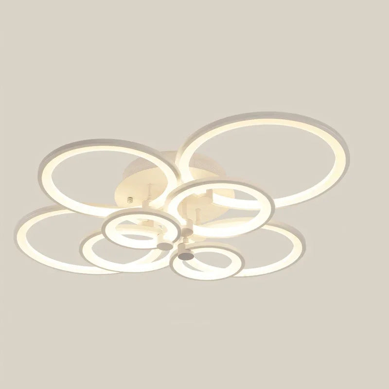 Plafonnier led moderne à intensité variable pour intérieur Évrard Arabella - Une Note Actuelle dans le Décor