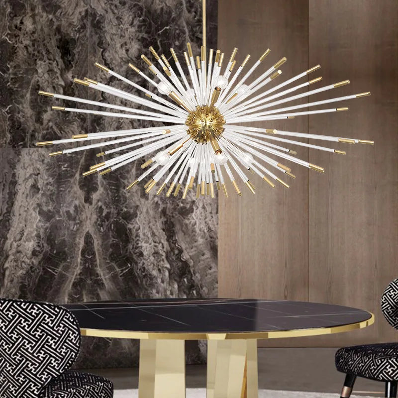 Lustre — De luxe en forme de pissenlit éclairage décoratif en stock