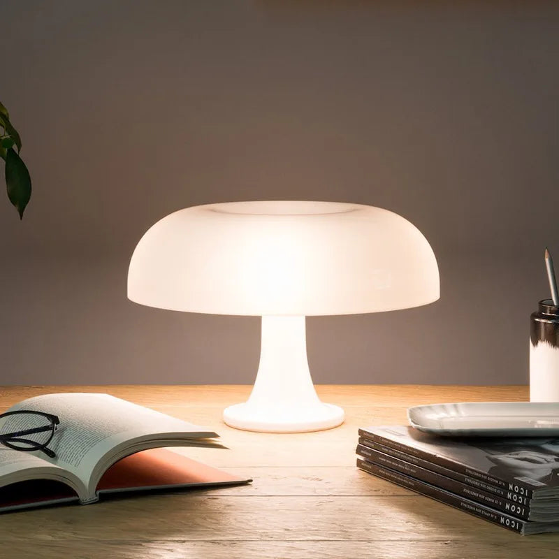 lampe à poser led design champignon style minimaliste pour décoration