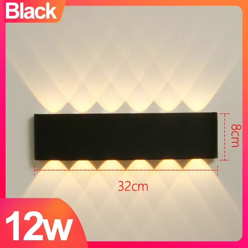 Applique murale — LED extérieur étanche aluminium haut bas zbw0010