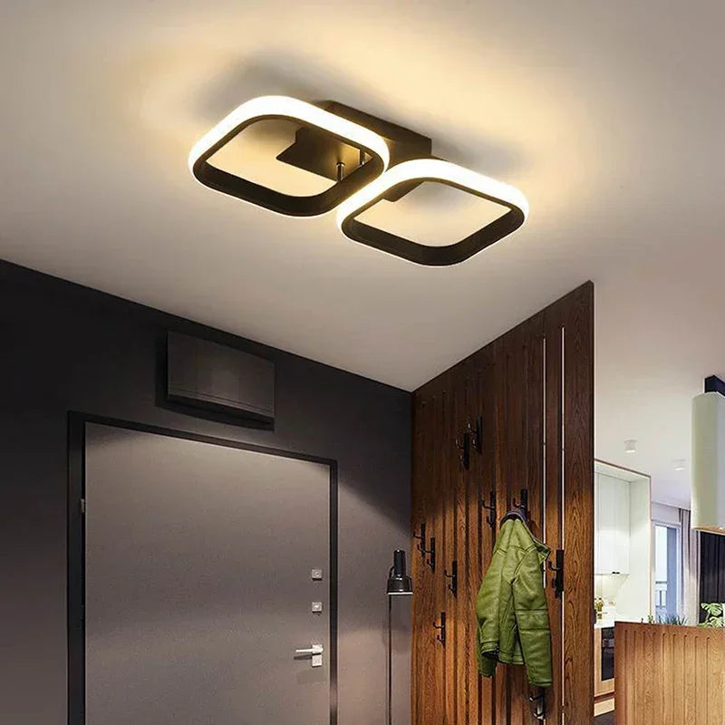 Plafonnier — LED moderne rond carré pour décoration intérieure