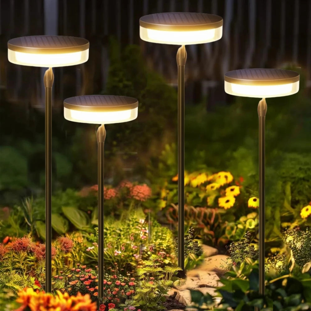 Luminaire solaire LED sur tiges mobiles au vent pour jardin, IP65 – Briséane