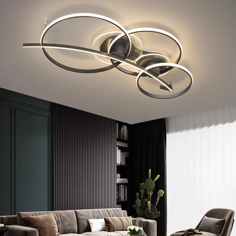 Plafonnier nordique intelligent pour éclairage intérieur moderne Madeleine Chant - Esprit Épuré & Harmonie Intérieure