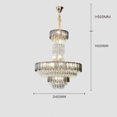 Lustre — En cristal de luxe pour hôtel et villa