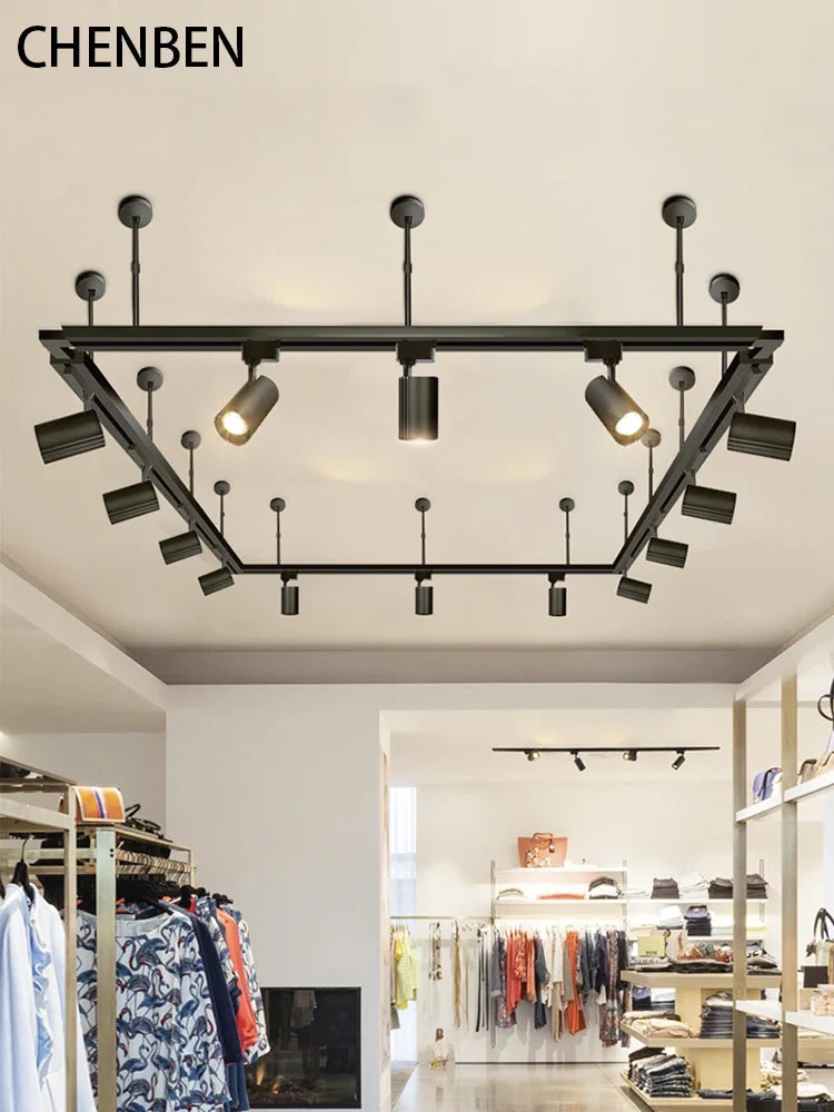 Luminaire — Rail d'éclairage LED pour décoration intérieure et ambiance lumineuse
