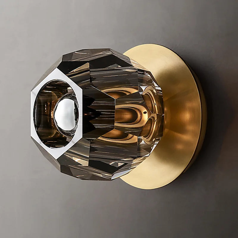 Plafonnier nordique en cristal pour décoration intérieure élégante Éden Essor - Reflets Étincelants & Décor Élégant