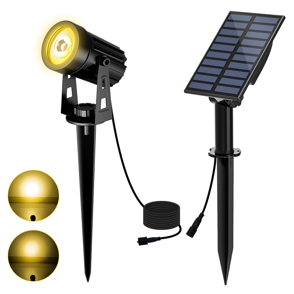 Spot solaire LED extérieur, blanc chaud, blanc froid ou RVB, IP65 – Luméria