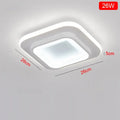 Plafonnier moderne à leds design rond ou carré pour décoration intérieure Léna Quintette - Courbes Douces & Décor Équilibré