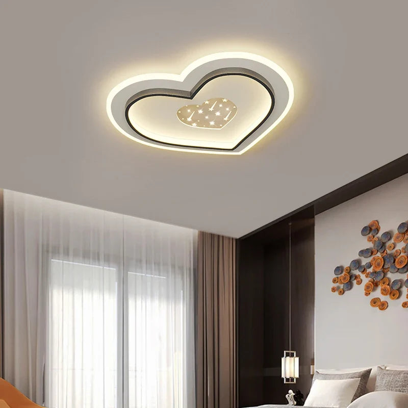 Lampe Plafond moderne à LEDs pour chambre cuisine étude éclairage salon luminosité réglable Led plafonnier luminaire Isaline Clairval - Une Note Actuelle dans le Décor
