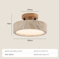 Plafonnier — En marbre wabi sabi pour décoration intérieure et extérieure