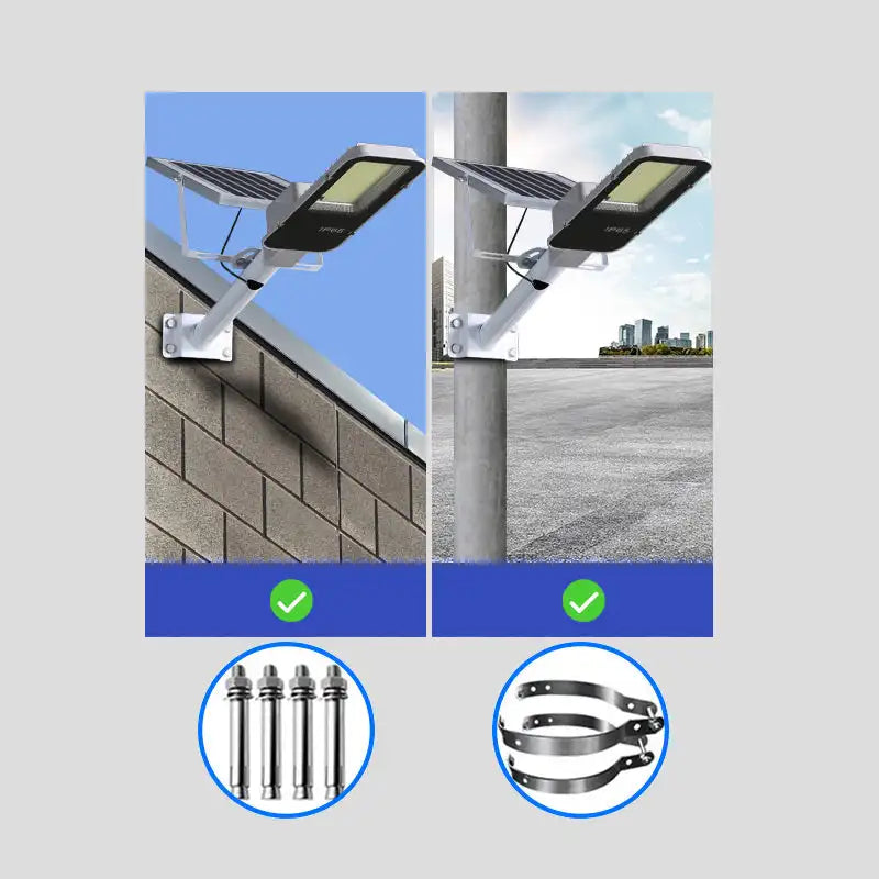 Lampadaire — Solaire LED étanche super lumineux pour extérieur