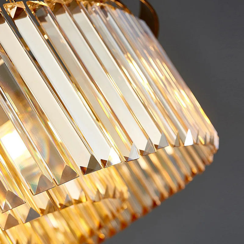 Lustre — En cristal de luxe spirale postmoderne décoratif