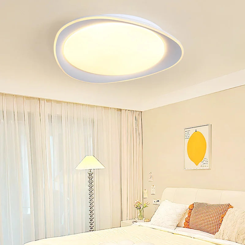 Plafonnier led encastré moderne simple et minimaliste Émilie Esquisse - Esprit Épuré & Harmonie Intérieure