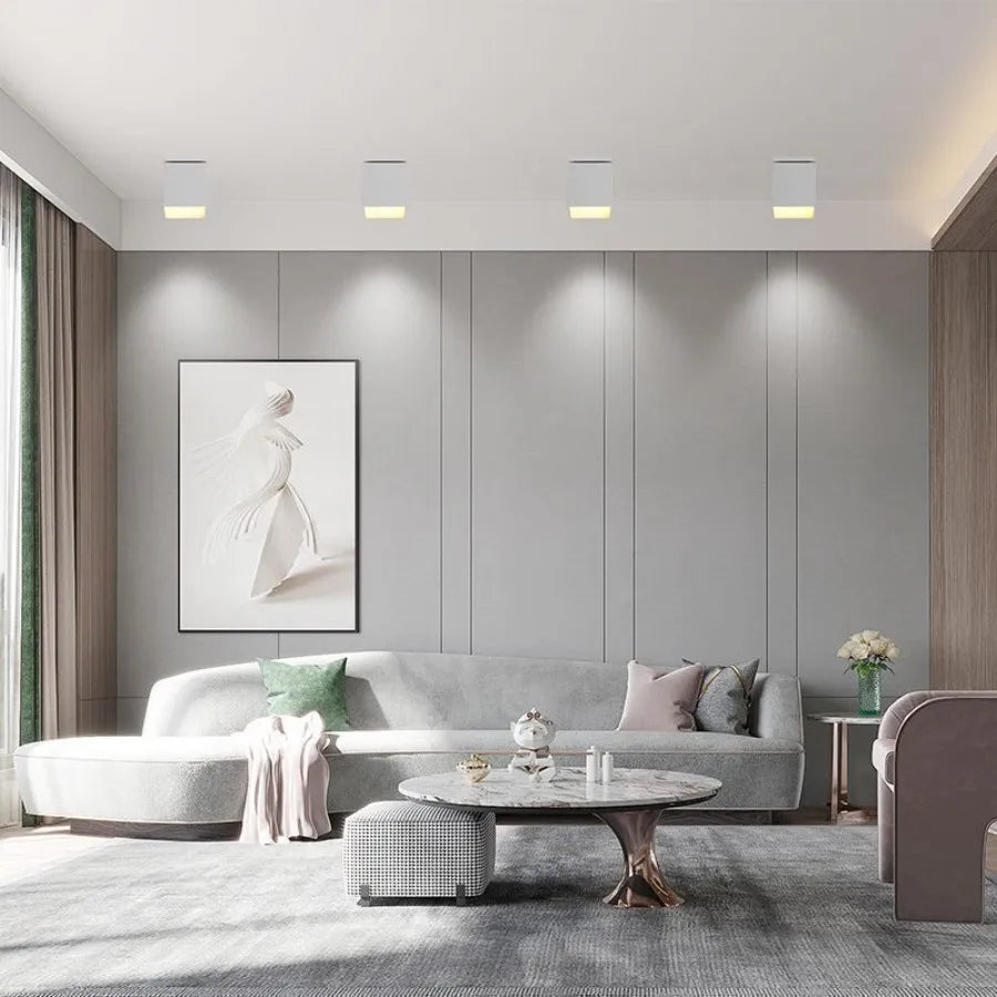 Plafonnier — Dimmable antibuée cube LED design moderne