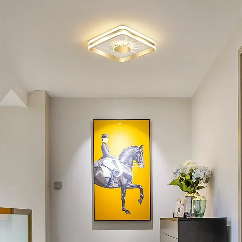 Plafonnier led luxueux pour intérieur moderne et lumineux Lucille Alizé en Cristal - Éclat du Cristal & Décor Singulier