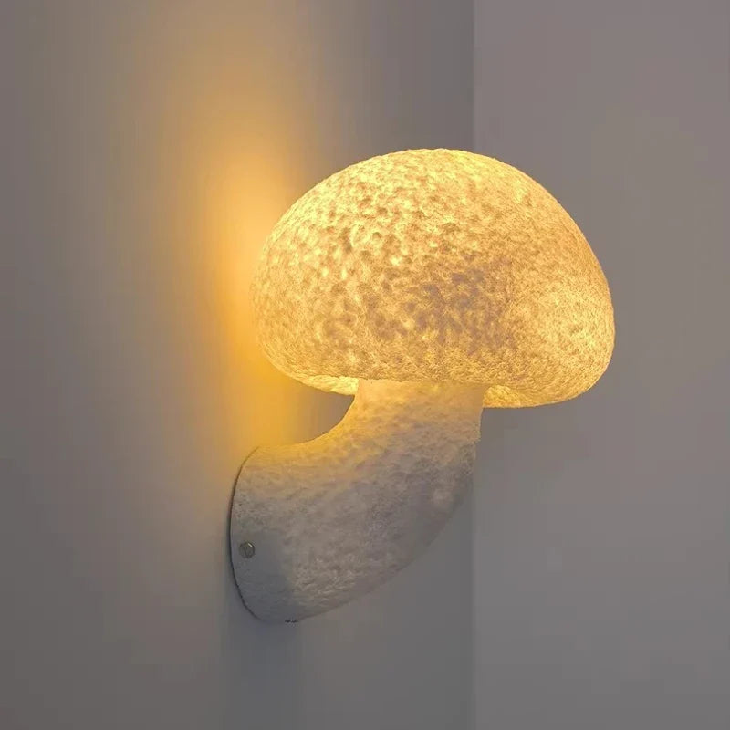 Applique murale — Champignon design nordique pour intérieur extérieur